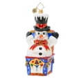 thumbnail image 1 of Christopher Radko Snowman Surprise! Ornament, 1 of 3