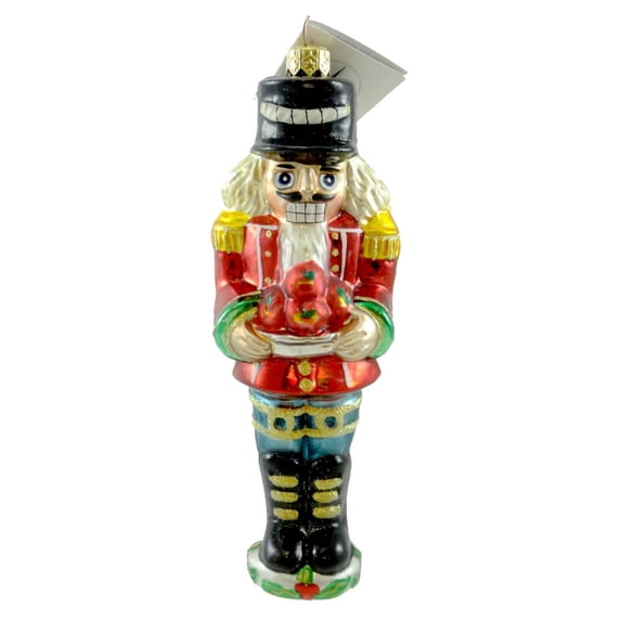 Christopher Radko Tea Time Cracker Ornament Nutcracker Apples 990480 Apples