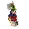 thumbnail image 1 of Christopher Radko The Icenhowers Blown Glass Ornament Snowmen Christmas, 1 of 2