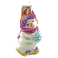 thumbnail image 1 of Christopher Radko You're My Chill Blown Glass Ornament Snowman Christmas, 1 of 2