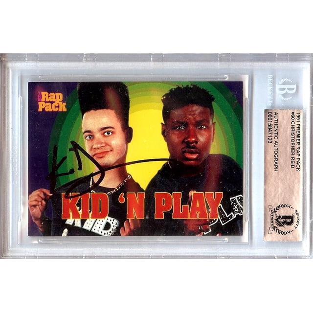 Christopher Reid Autographed Trading Card Kid 'N Play 1991 Rap Pack #60 ...