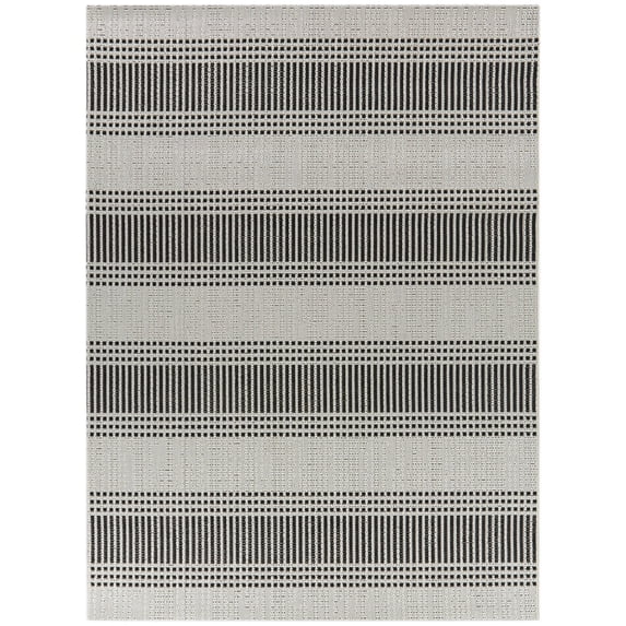 Christopher Striped Patio Area Rug