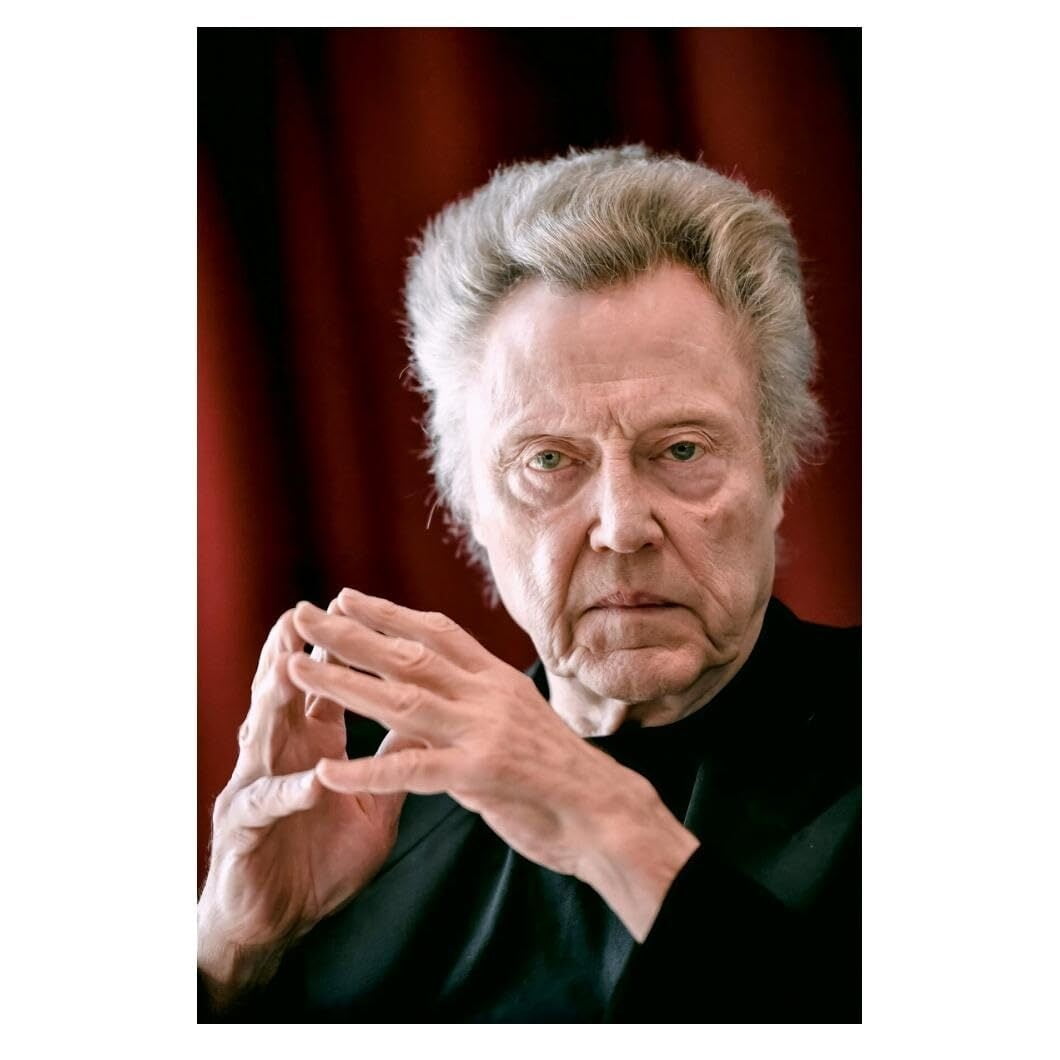 Christopher Walken Modern Portrait Poster Legendary Hollywood Actor Recent Photo Pop Culture ...