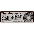 thumbnail image 1 of Christopher's Coffee Bar Sign Kitchen Decor 6x18 106180007216, 1 of 1