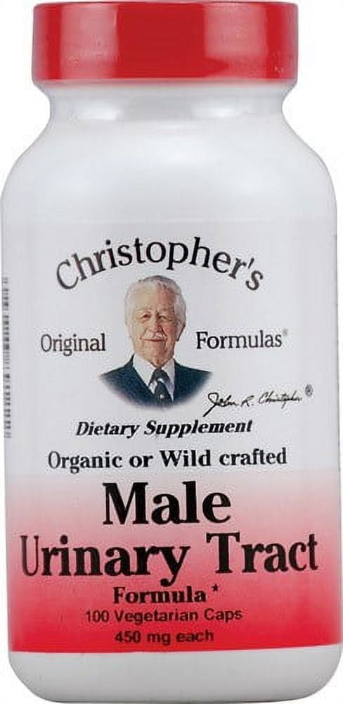 CHRISTOPHER'S ORIGINAL FORMULAS Christopher's Male Urinary Tract - 475 mg - 100 Vegetarian Capsules
