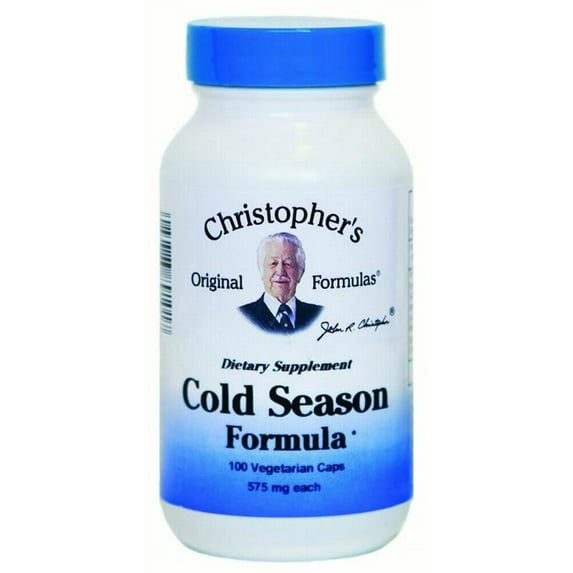 Christopher's Original Formulas Cold Season Immune Formula -GR&P, 100 Ct