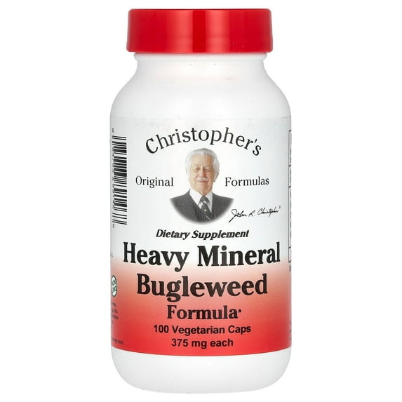 Christopher's Original Formulas Heavy Mineral Bugleweed, 100 Ct