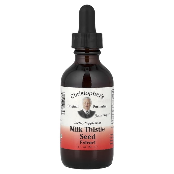 Christopher's Original Formulas Milk Thistle Seed Extract, 2 fl oz (59 ml)
