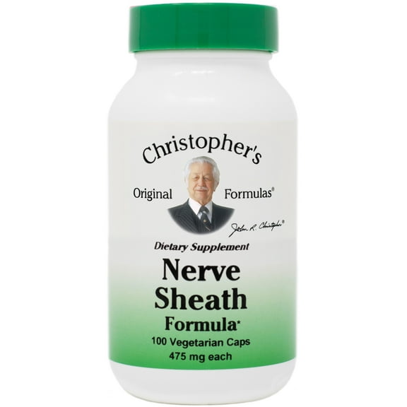 Christopher's Original Formulas Nerve Sheath Formula Capsule 100 ct.
