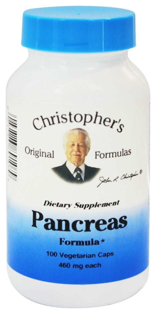Dr. Christopher's Original Formulas Pancreas Formula - 460 mg - 100 Vcaps