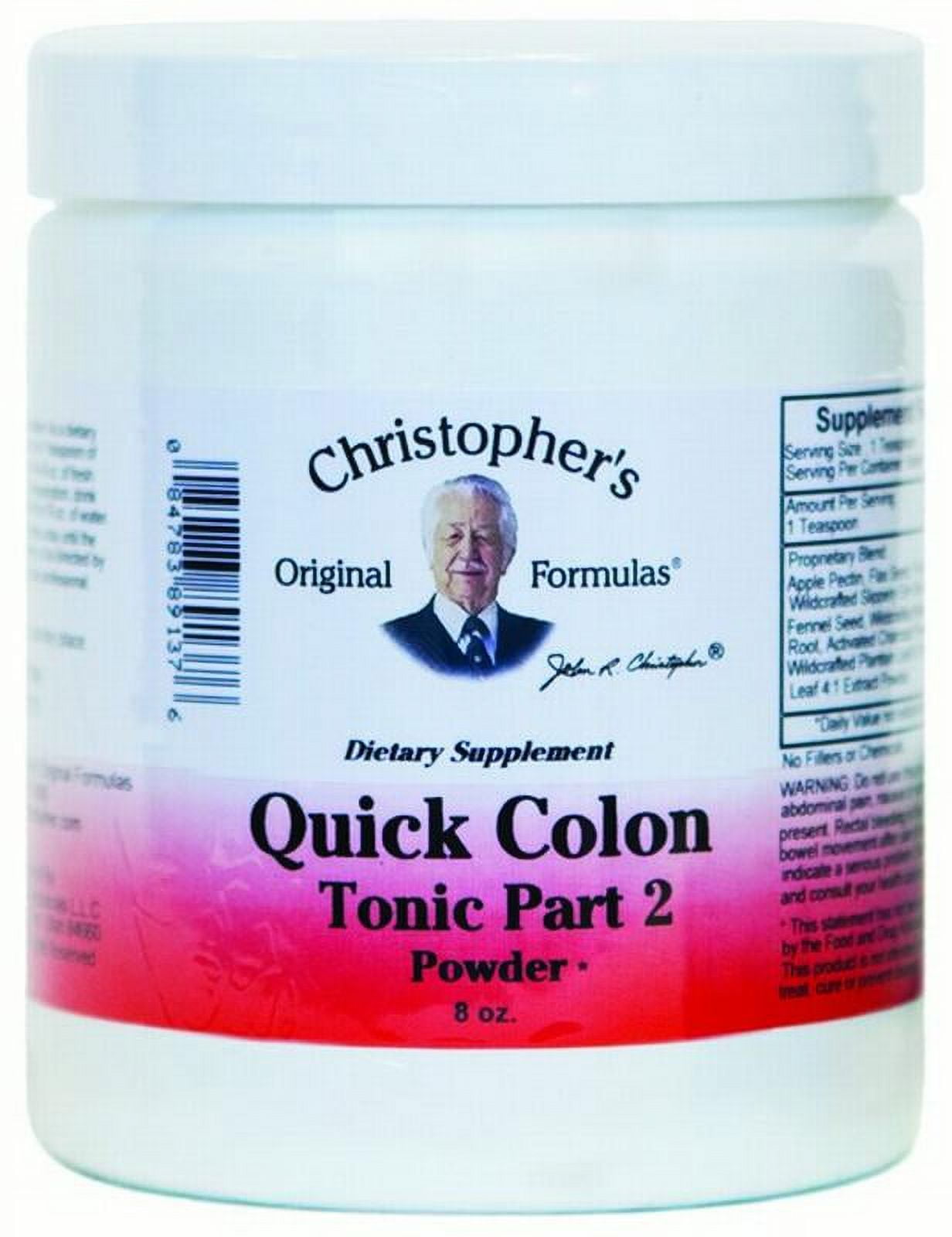 Christopher's Original Formulas Quick Colon #2, 8 Oz