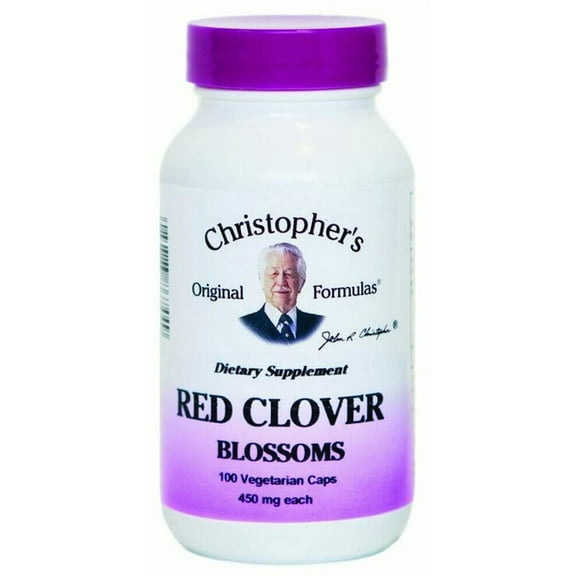 Christopher's Original Formulas Red Clover Blossoms, 100 Ct
