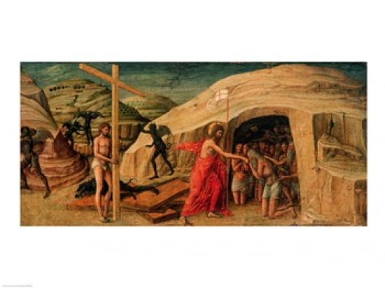 Christs Descent into Limbo Canvas Art - Giovanni Bellini (24 x 18)