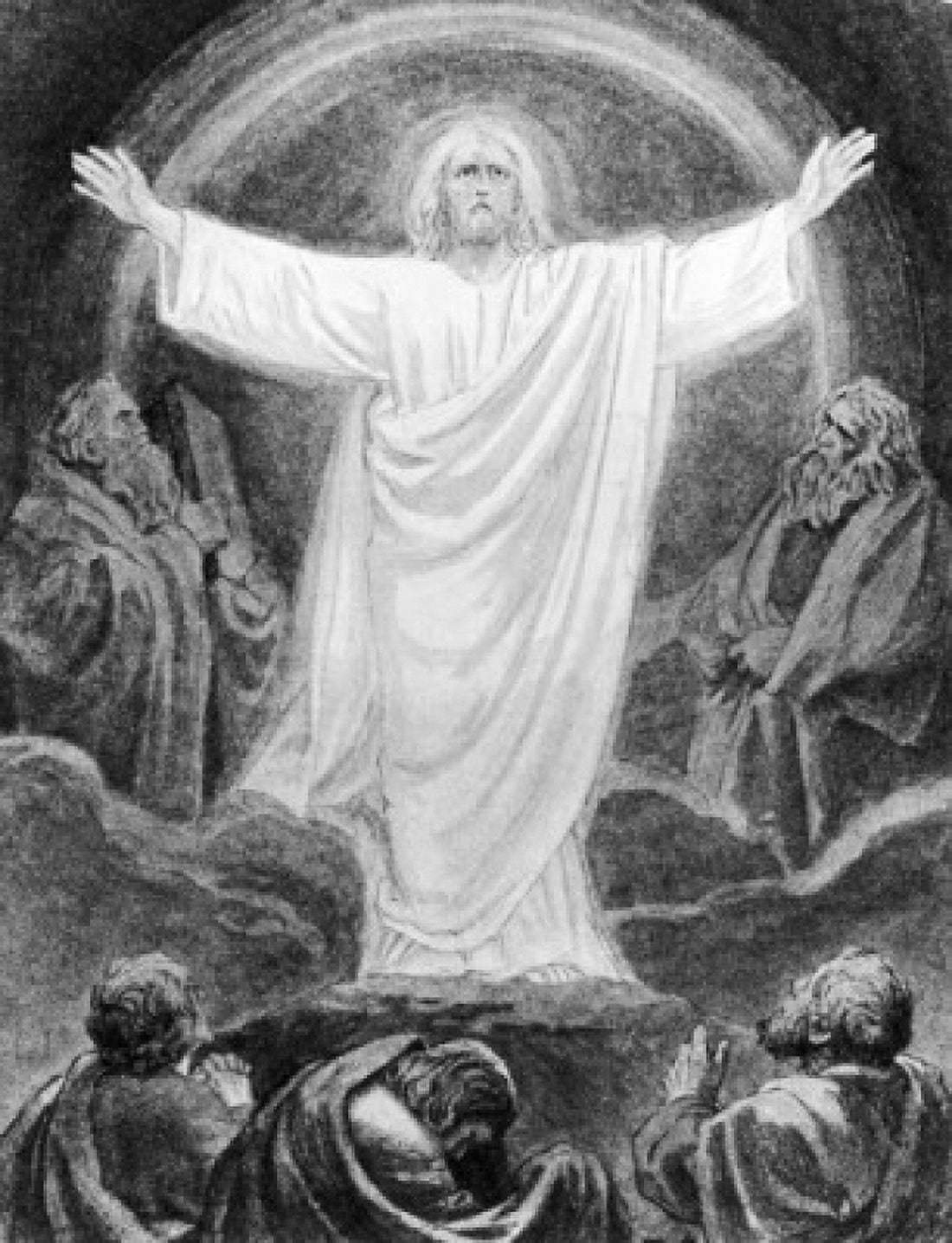 Christs Transfiguration by Rudolf Schaefer 1878-1961 Canvas Art - Rudolf Schaefer (24 x 36)