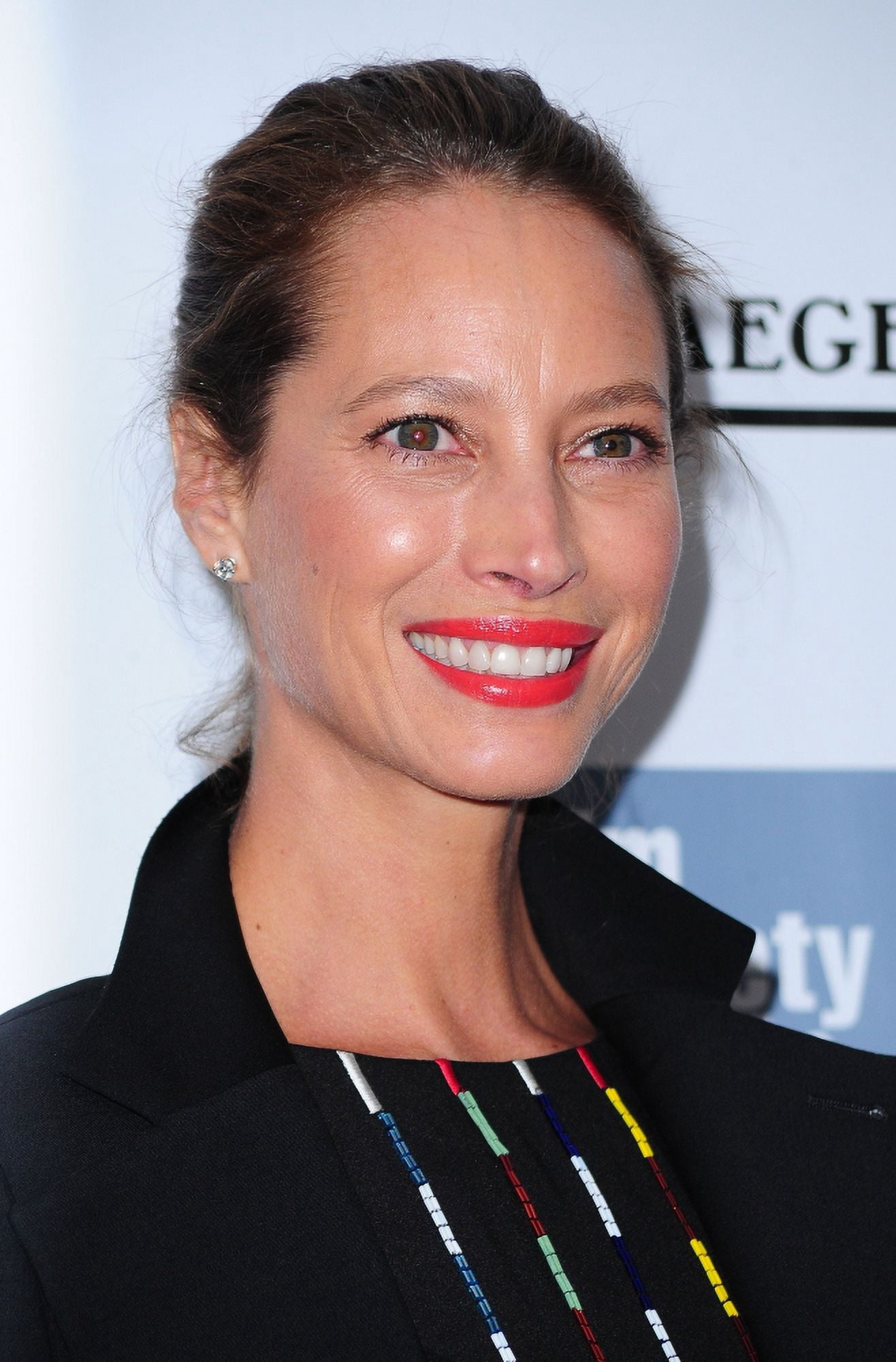 Christy Turlington Burns At Arrivals For Bridge Of Spies Premiere At The 53Rd New York Film Festival (Nyff) Canvas Art - (16 x 20)