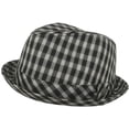 thumbnail image 1 of Christys Beau Rivage Plaid Fedora (Large / X-Large), 1 of 4