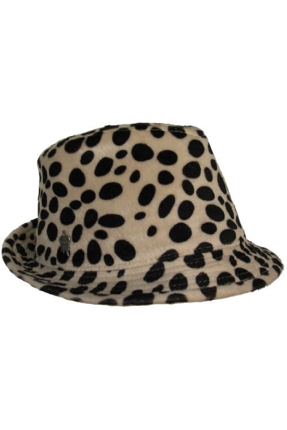 Christys Crown "Ashley" Dalmation Print Fedora