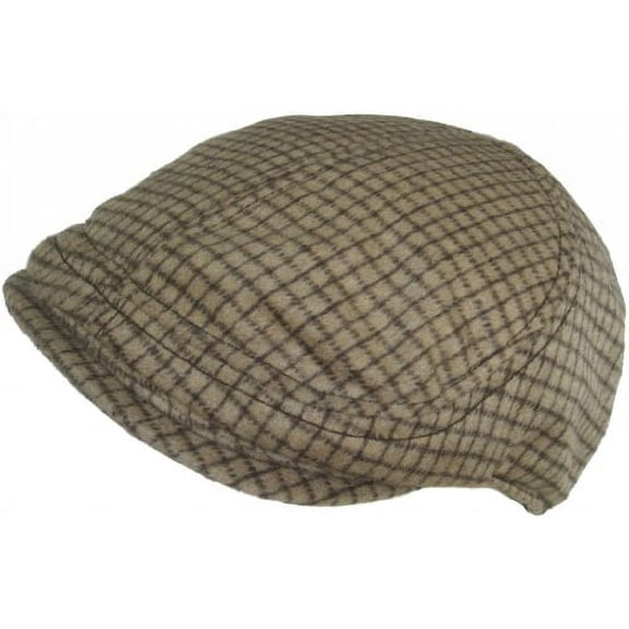 Christys Crown "Oswald" Plaid Wool Ivy (Brown, S/M)