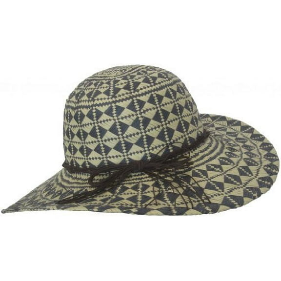 Christys Edith Paper Big Brim Beach Hat (Blue)