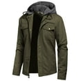 thumbnail image 1 of Chrisuno Casual Windbreaker Cotton, Army Jacket (Men's), 1 of 5