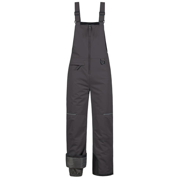 Chrisuno Girl Snowsuits One Piece Jumpsuits Infant Ski Suit for Little Kid's Bib Overalls Snow Pants Boys Snow Bibs Snowpants Youth Ski Bibs Husky Ski Pants Snowbibs Grey 4/5