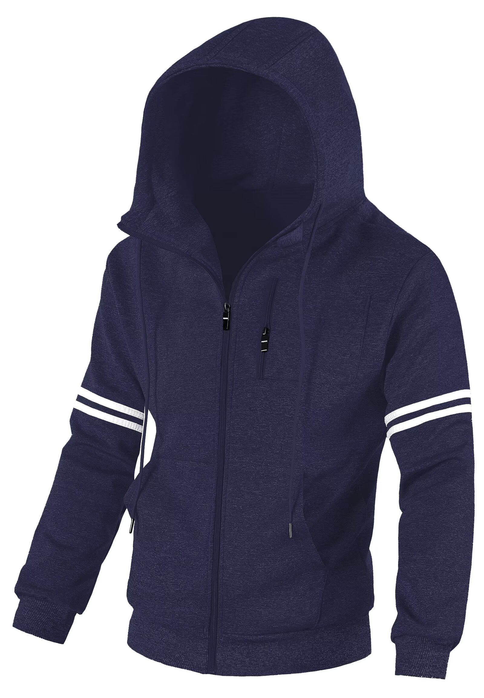 Ricket Jacket Chrisuno Men's Boy Zipper Slim Fit Hoodie Jackets Outwear Windbreakers ...