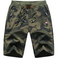 thumbnail image 1 of Chrisuno Mens Classic Fit Casual Lounge Active Drawstring Shorts Camouflage S, 1 of 5