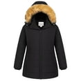 thumbnail image 1 of Chrisuno Plus Size Coats for Women Womens Winter Jacket Long Puffer Women's Waterproof Thicken Coat with Hood Black 4X, 1 of 5