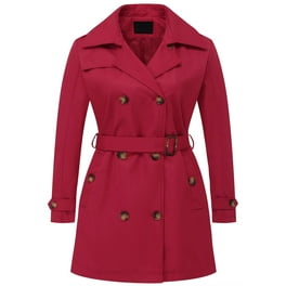 MICHAEL Michael Kors Womens Plus Fall Rain Trench Coat Walmart