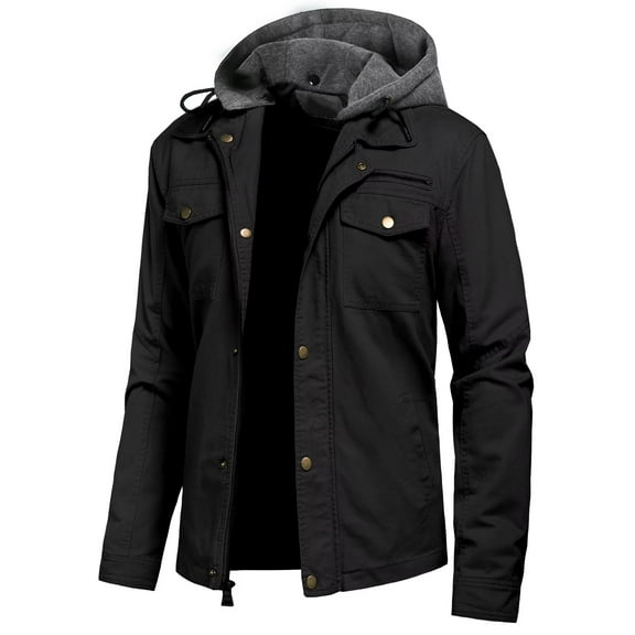 Chrisuno Removable Hood Cotton, Field Jacket (Male)