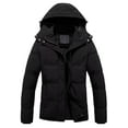 thumbnail image 1 of Chrisuno Women's Thick Winter Coats Hooded Short Warm Puffer Jackets Parka With Removable Hood Black 3XL, 1 of 5