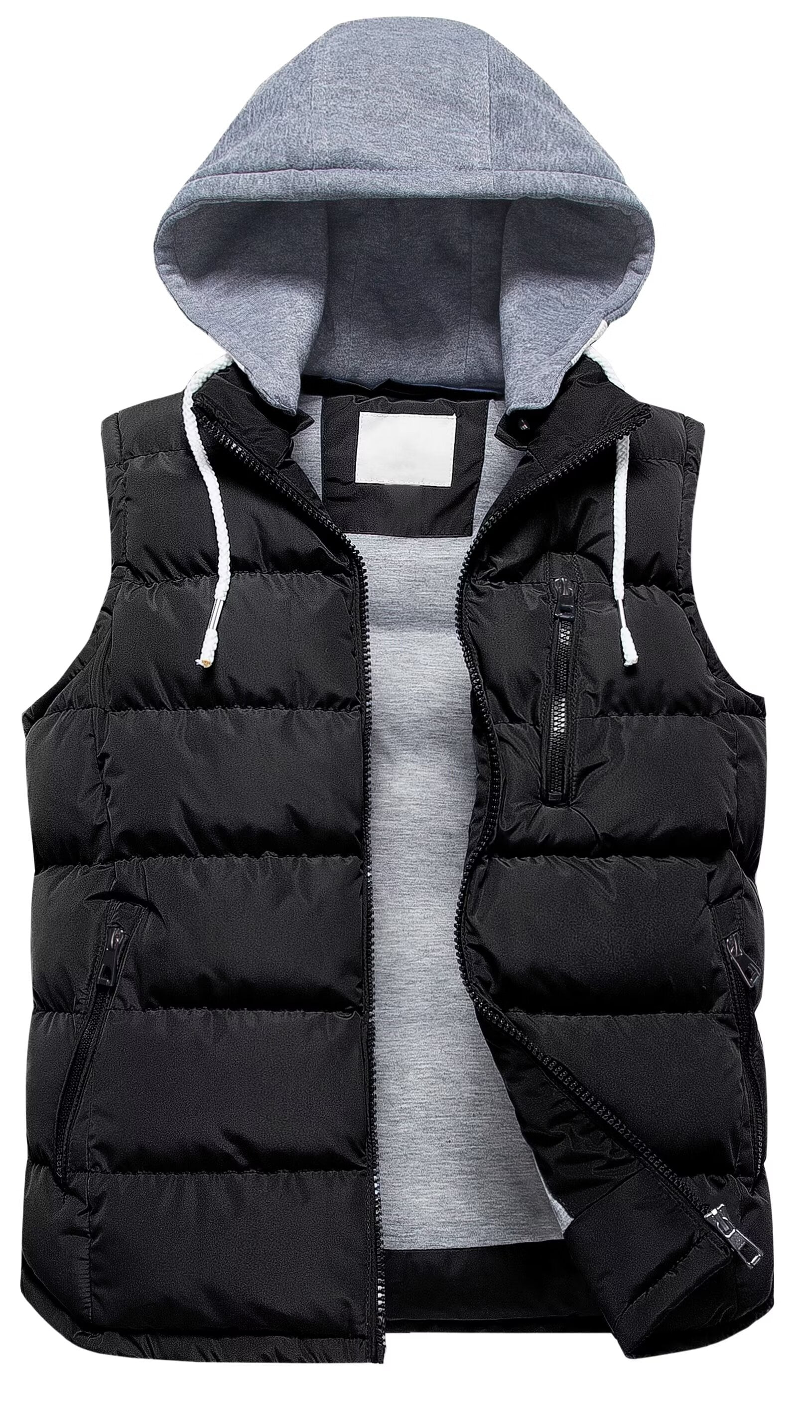 Chrisuno Women's Thicken Winter Plus Size Vest Quilted Warm Puffy Vest