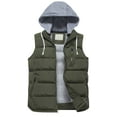 thumbnail image 1 of Chrisuno Womens Fashion Sleeveless Winter Vest Jacket Quilted Short Warm Puffer Stylish Vest Green S, 1 of 5