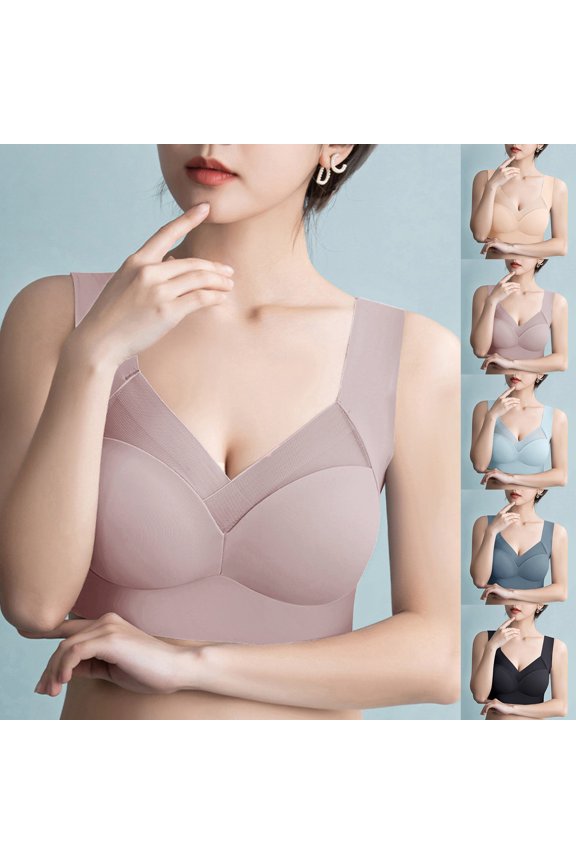Seamless Wirefree Bra - Padded, Back Smoothing, Full Coverage