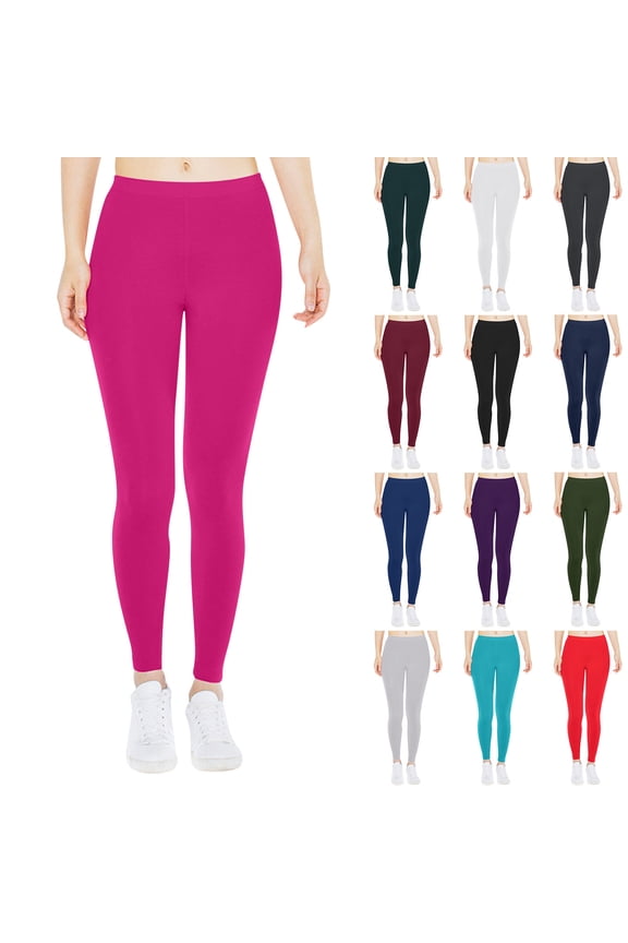 Women's High Waist Tummy Control Leggings - 80s Neon Artistic Splash Print, Buttery Soft Ankle Length Pants