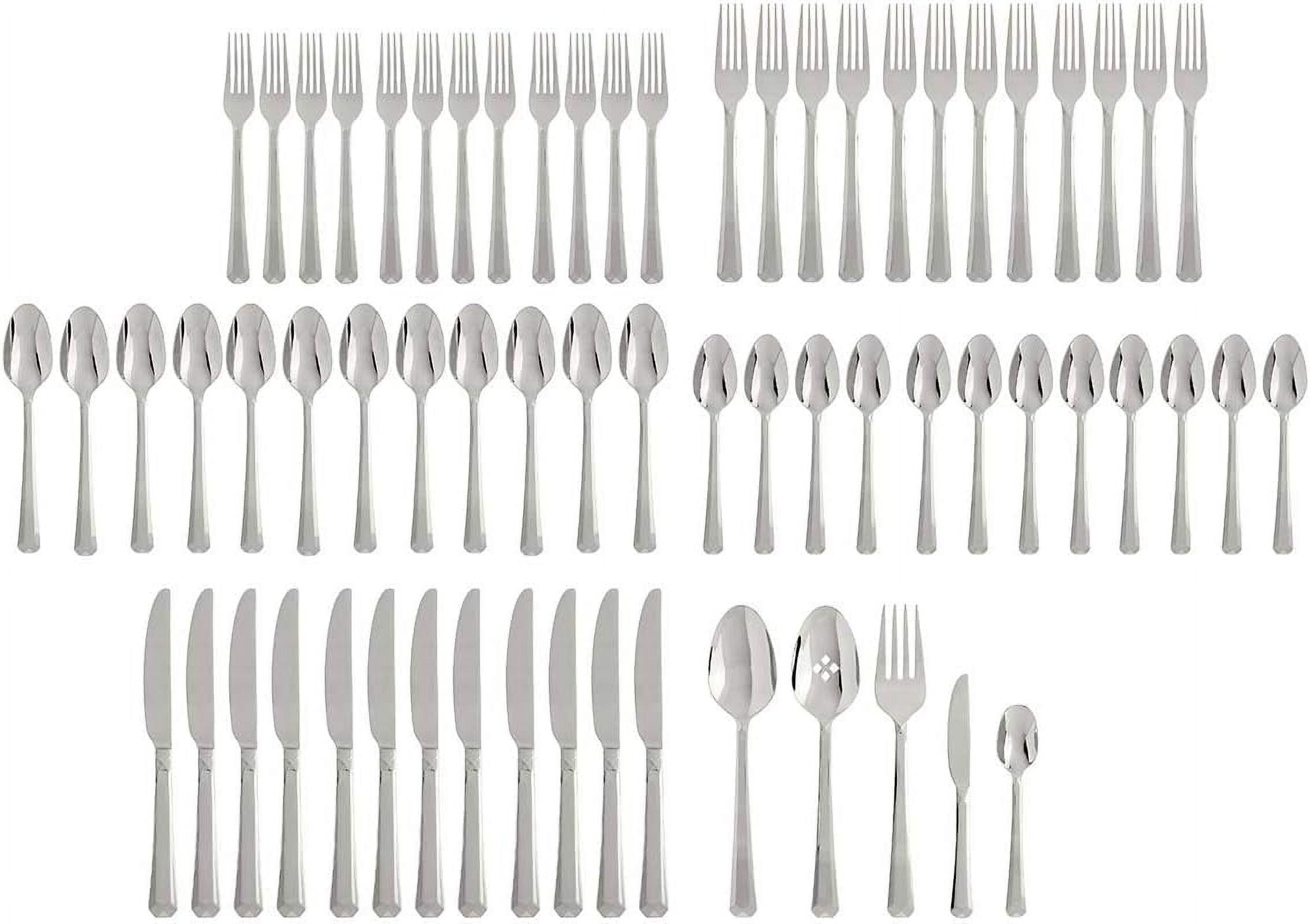 Chroma 65 Piece Fine Flatware Set, Service for 12, 18/10 Stainless