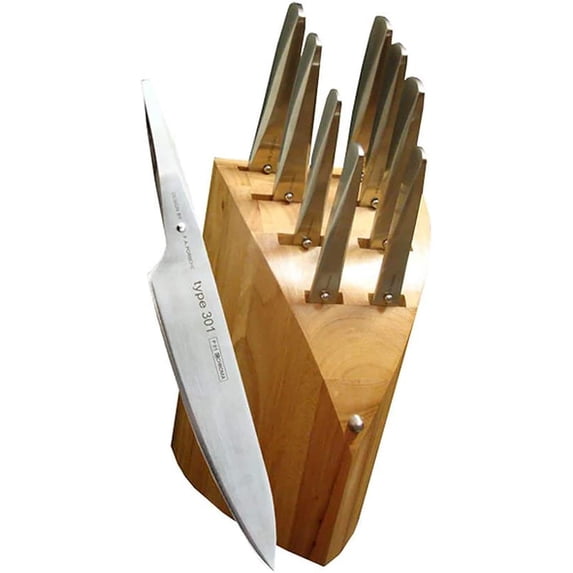 Chroma 9-Piece Knife Set with Block and Whetstone