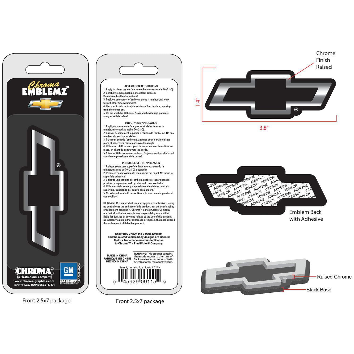 Chevy Injection Molded Emblem