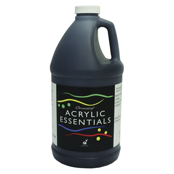 Chroma Acrylic Essential, 0.5 gal Jug, Black