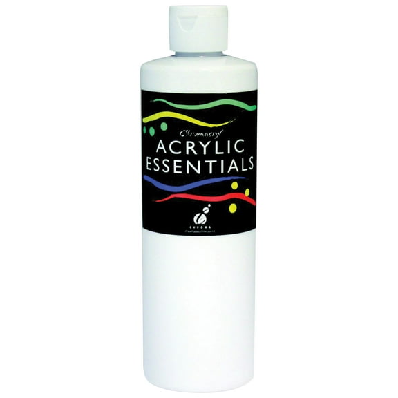 Chroma Acrylic Essential, 1 Pint, Block Out White