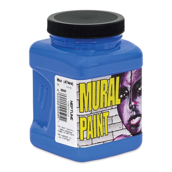 Chroma Acrylic Mural Paint - Neptune, 16 oz Jar