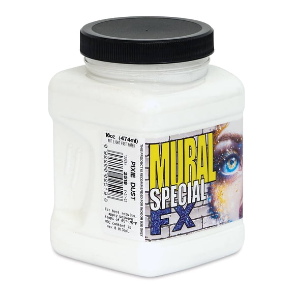 Chroma Acrylic Mural Paint - Pixie Dust, 16 oz Jar