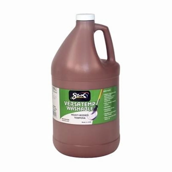 Chroma Acrylics Sax Washable Versatemp Heavy Bodied Tempera Paint, Brown