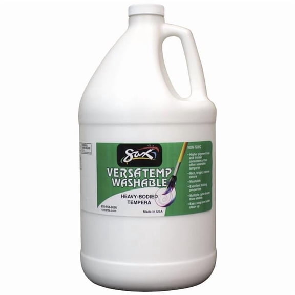 Chroma Acrylics Versatemp Washable Heavy Bodied Tempera Paint, White