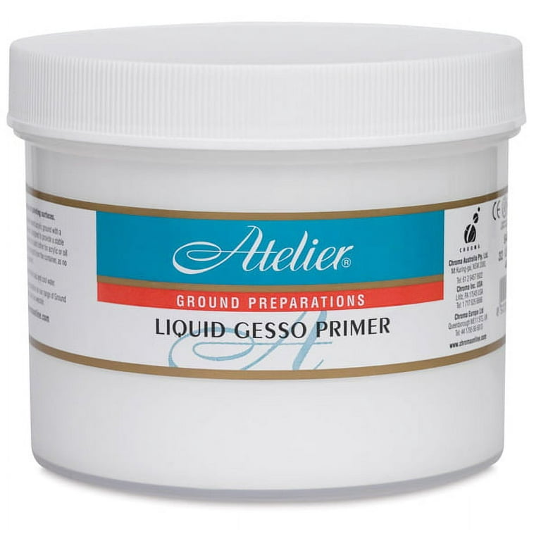 Chroma Atelier Liquid Gesso Primer - Liquid Gesso Primer 32 oz jar