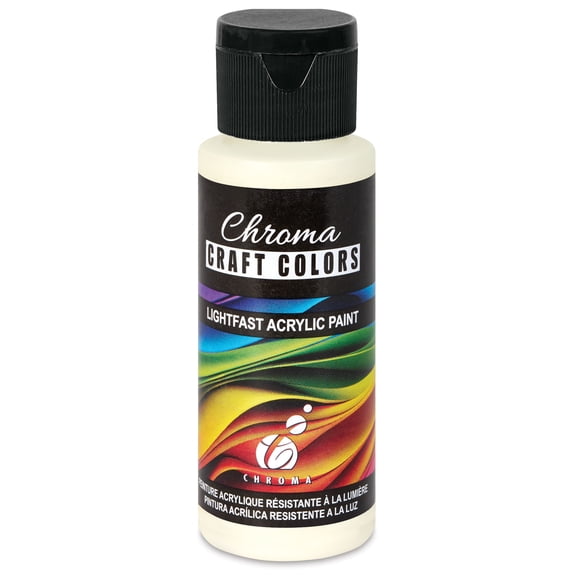Chroma Craft Colors Acrylic Paint - Glow in the Dark Cosmic Glow, 2 oz