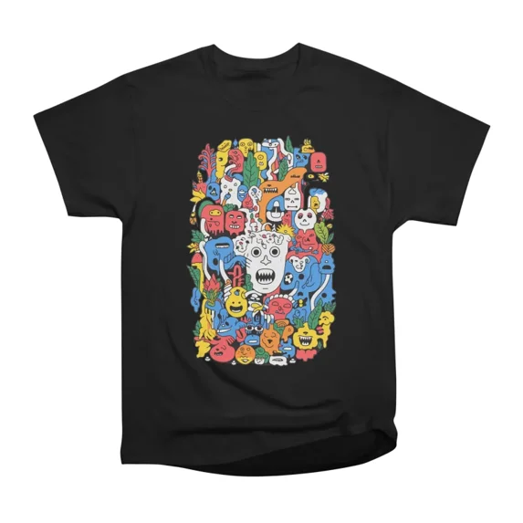 Chroma Face Mess T-Shirt Tee Gift For Him Merch For Her Apparel For ...