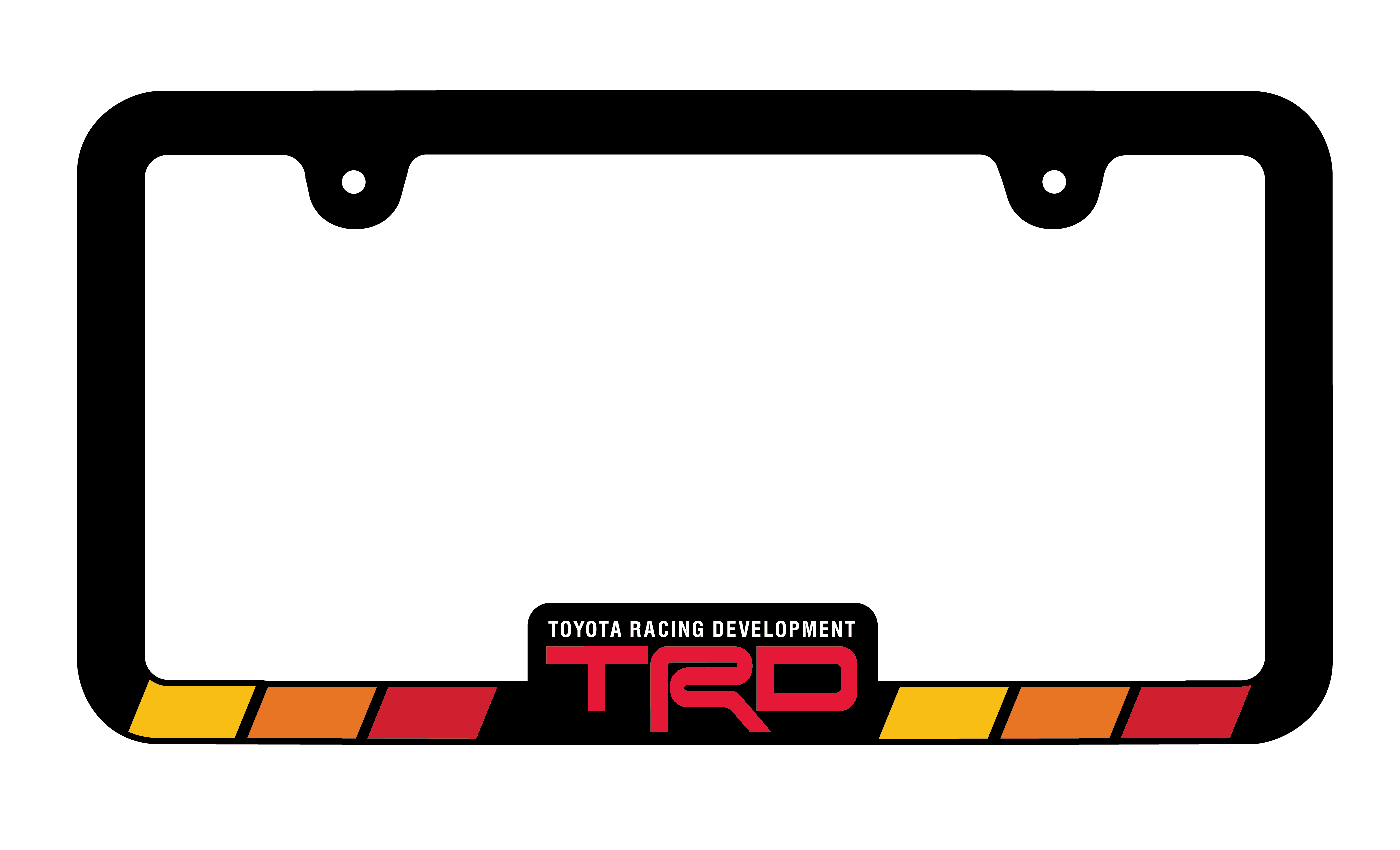 Toyota TRD Black Metal License Plate Frame