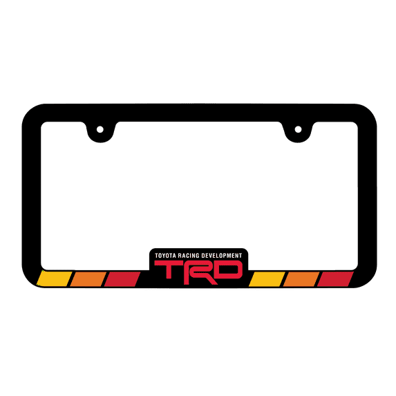 Toyota TRD Black Metal License Plate Frame