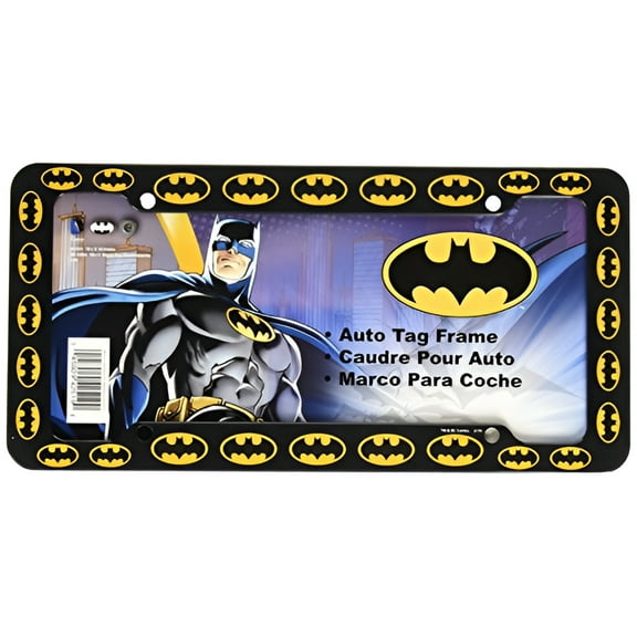 Batman Logo Plastic Plate Frame